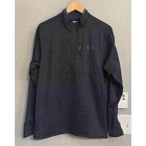 The North Face Sweater Knit Fleece 1/4 Zip Pullover Mock Neck‎ Mens M EUC